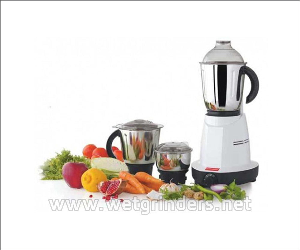  Preethi Eco Plus Mixer Grinder 110-Volt for use in USA/Canada,  white, 3-jar: Home & Kitchen