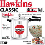 Hawkins 8 Liter Tall Aluminium Pressure Cooker