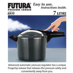 Hawkins Futura 7 Liter Hard Anodized Pressure Cooker Tall Design