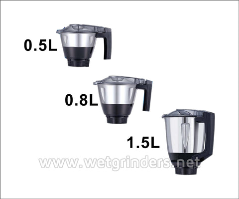 Ultra Duramix Mixer Model Jars 0.5 Liters 0.8 Liters and 1.5 Liter